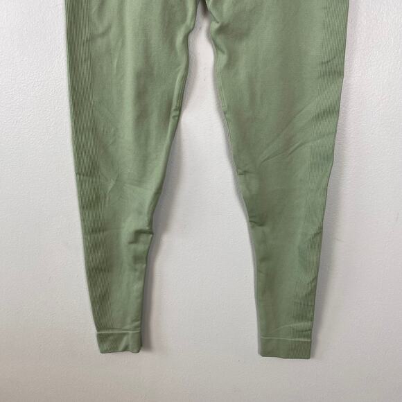Set Active Light Green‎ Seamless Leggings High Rise Pistachio Green Size Large - Picture 3 of 9